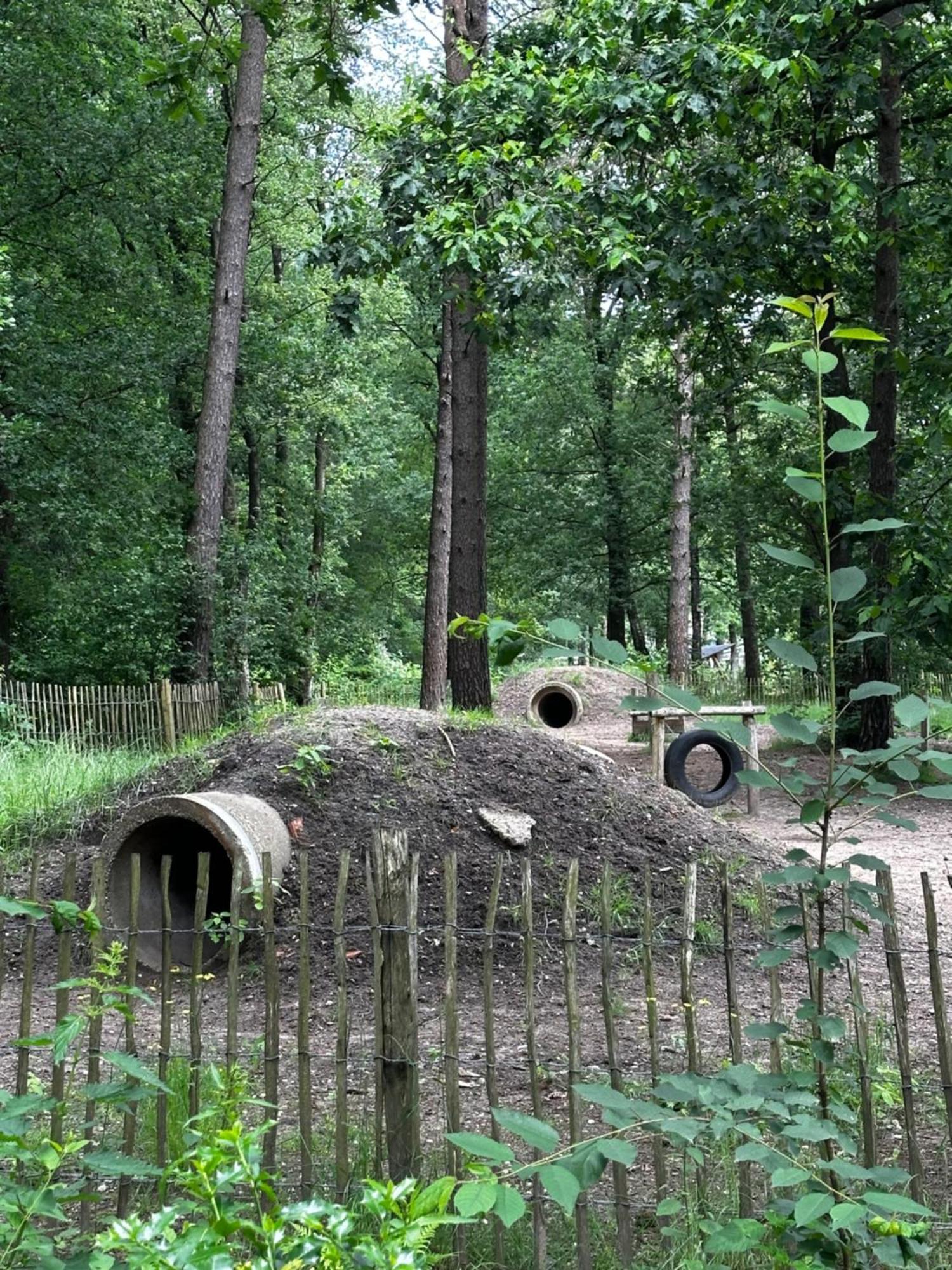 Dubbele Chalet Op Recreatiepark Topparken Op De Veluwe In Beekbergen Met Grote Vrije Tuin En Eigen Parkeerplaats 外观 照片
