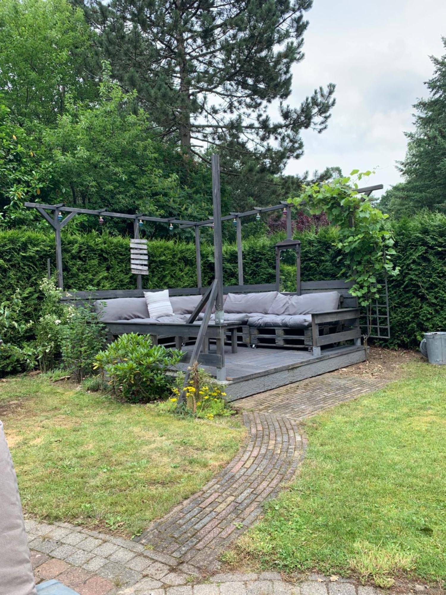 Dubbele Chalet Op Recreatiepark Topparken Op De Veluwe In Beekbergen Met Grote Vrije Tuin En Eigen Parkeerplaats 客房 照片